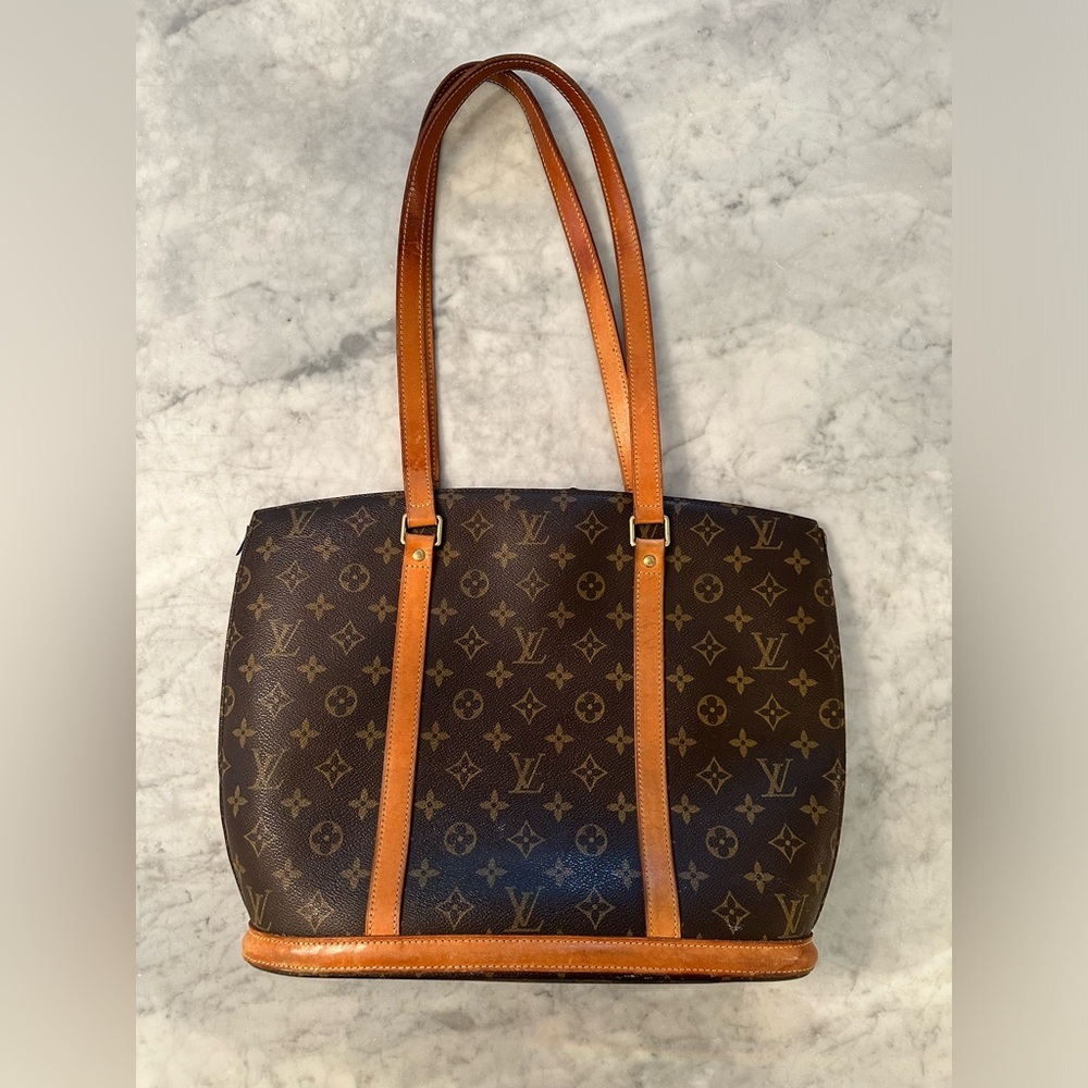 Louis Vuitton Babylone Brown Canvas Monogram Tote Beautiful Vintage!